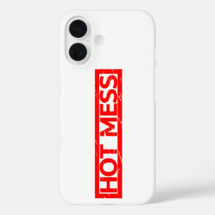 Hot Mess Stamp iPhone 16 Hoesje