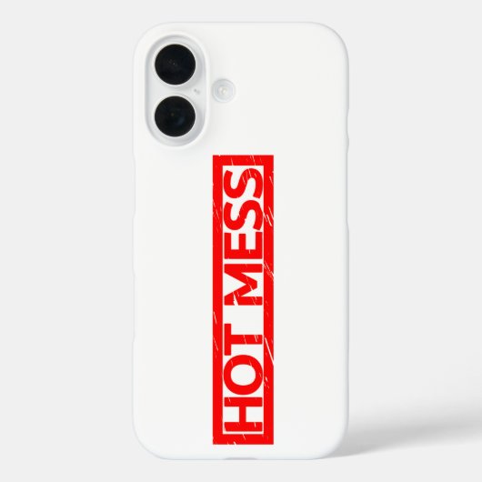 Hot Mess Stamp Case-Mate iPhone Case (Achterkant)