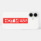 Hot Mess Stamp Case-Mate iPhone Case (Achterkant (horizontaal))