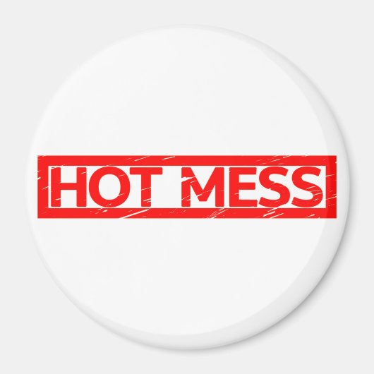 Hot Mess Stamp Magneet (Voorkant)