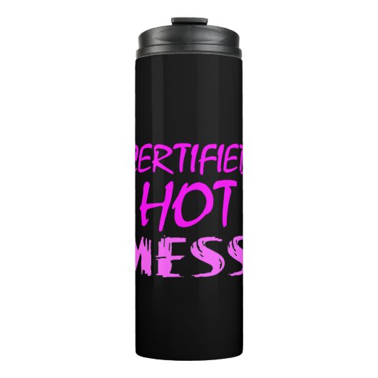 hot mess thermosbeker (Voorkant)