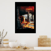 Hot-Metal CD-fabriek Poster (Keuken)