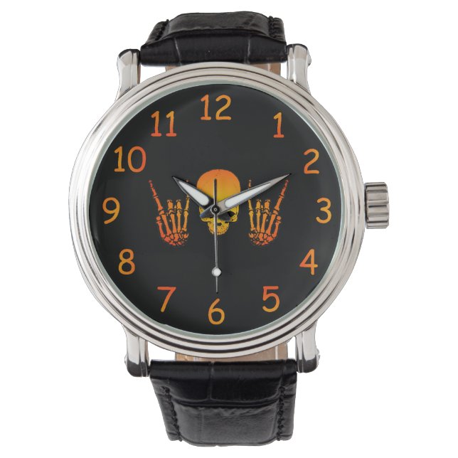 Hot Metal Skull Watch Horloge (Voorkant)