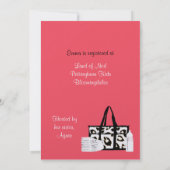 Hot Momma! baby shower Uitnodiging (Achterkant)