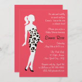 Hot Momma! baby shower Uitnodiging (Voorkant / Achterkant)