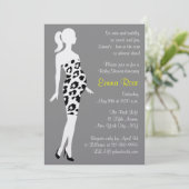 Hot Momma! baby shower Uitnodiging (Staand voorkant)