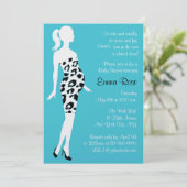 Hot Momma! baby shower Uitnodiging (Staand voorkant)