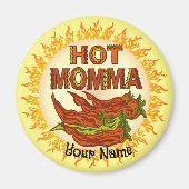 Hot Momma custom Magneet (Voorkant)