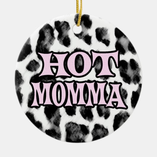 Hot Momma Keramisch Ornament (Voorkant)