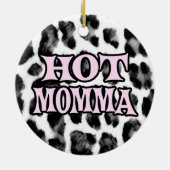 Hot Momma Keramisch Ornament (Achterkant)
