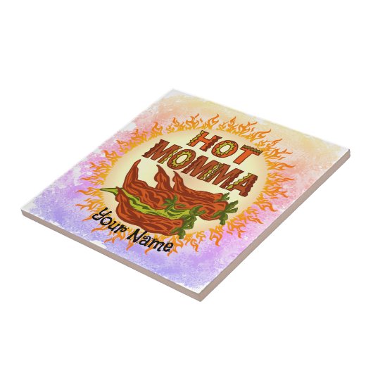 Hot Momma Tegeltje (Zijkant)