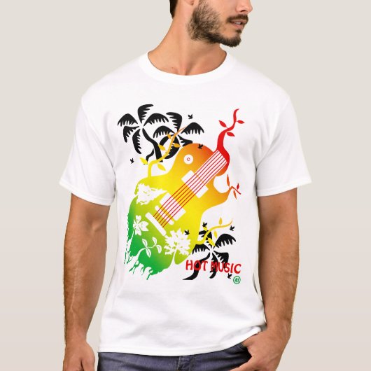 HOT MUZIEK T-SHIRT (Voorkant)