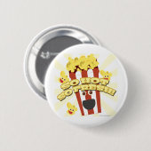 Hot N Fresh Popcorn Ronde Button 5,7 Cm (Voorkant /achterkant)