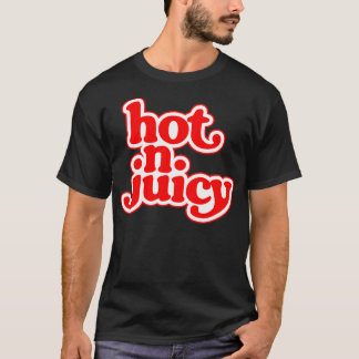 Hot N Juicy 70s hamburger cheeseburger fast food 1 T-shirt