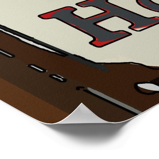 Hot N Spicy Boiled Crawfish Sign Poster (Hoek)