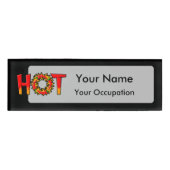 HOT NAAMBADGE (Voorkant)