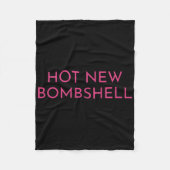 Hot New Bombshell Fleece Deken (Voorkant)