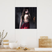 Hot Nina Dobrev Poster (Keuken)