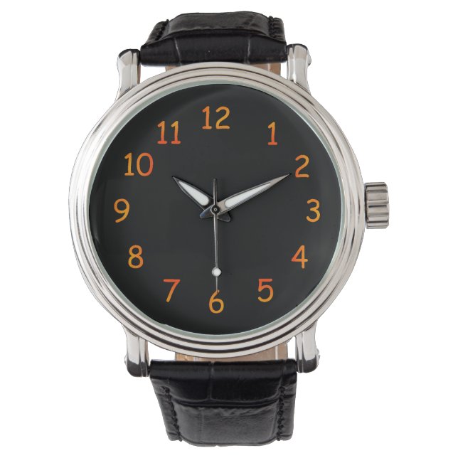 Hot Numeral Watch Horloge (Voorkant)