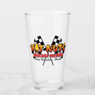 'Hot Nuts Diecast Racing'-plusteken Glas