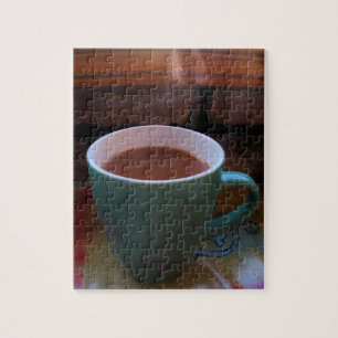 Hot-ochtendkoffie - 8 x 10 - 110 stuks legpuzzel