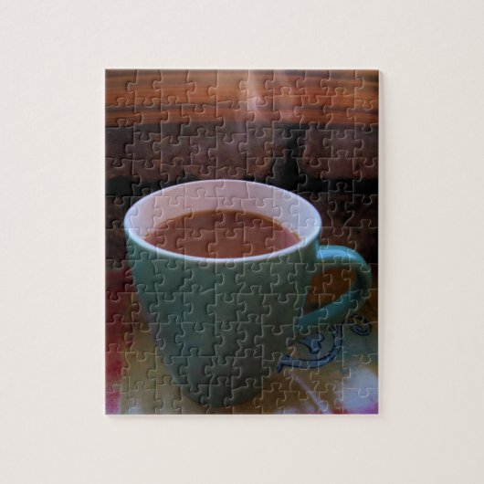 Hot-ochtendkoffie - 8 x 10 - 110 stuks legpuzzel (Verticaal)