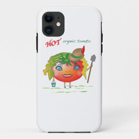 Hot Organic Tomato Case-Mate iPhone Case (Achterkant)