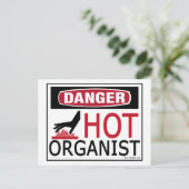 Hot Organist Briefkaart (Staand voorkant)