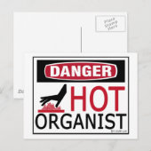 Hot Organist Briefkaart (Voorkant / Achterkant)