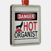 Hot Organist Metalen Ornament (Rechts)