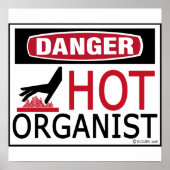 Hot Organist Poster (Voorkant)