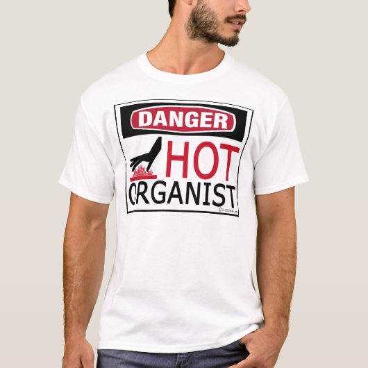 Hot Organist T-shirt (Voorkant)