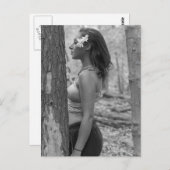 Hot-Outdoormodel foto-briefkaart Briefkaart (Voorkant / Achterkant)