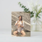 Hot-Outdoormodel foto-briefkaart Briefkaart (Staand voorkant)