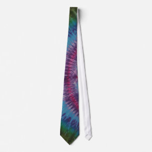 Hot Paarse Tie Dye Necktie Stropdas