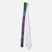 Hot Paarse Tie Dye Necktie Stropdas (Achterkant)