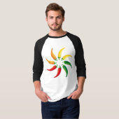 Hot Pepper Chilis Southwest Tex Mex Peppers T-shirt (Voorkant volledig)