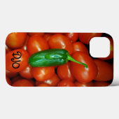 Hot Pepper Cool Tomato, op maat gemaakt Case-Mate iPhone Case (Achterkant (horizontaal))
