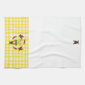 Hot Pepper cute sassy  Theedoek (Horizontaal)