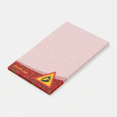 Hot Pepper Danger Sign Post-it® Notes (Schuin)