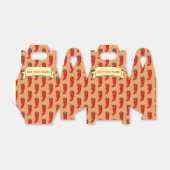 Hot Pepper Diva Aangepaste naam Bedankdoosjes (Uitgevouwen)