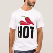 HOT PEPPER Funny Mannen-shirts T-shirt (Voorkant)
