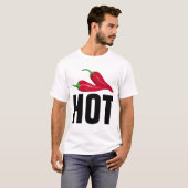 HOT PEPPER Funny Mannen-shirts T-shirt (Voorkant volledig)