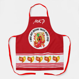 Hot Pepper Humor Apron Schort