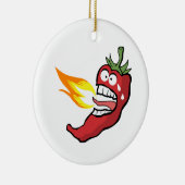 Hot Pepper Keramisch Ornament (Rechts)