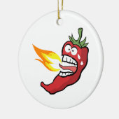 Hot Pepper Keramisch Ornament (Links)