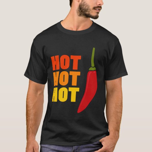 Hot Pepper Red Jalapeno Spicy T-shirt (Voorkant)