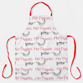 Hot Pepper Schort met Jalapeno Tekeningen (Voorkant)