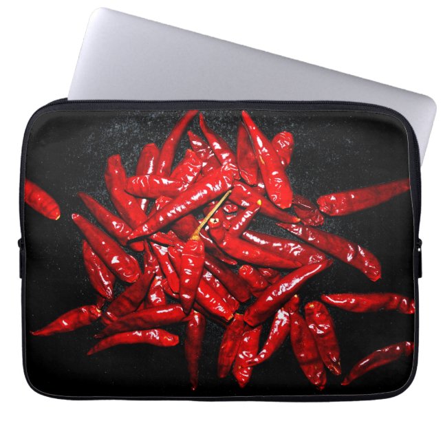Hot Pepper - stilstaand leven Laptop Sleeve (Voorkant)