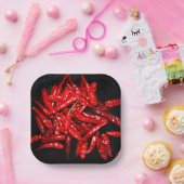 Hot Pepper - stilstaand leven Papieren Bordje (Feest)